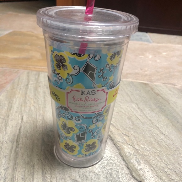 KAO Lilly Pulitzer water bottle NWT - Picture 4 of 7